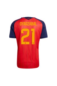 Espanja Mikel Oyarzabal #21 Jalkapallovaatteet Kotipaita MM-kisat 2026 Lyhythihainen